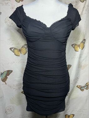 privy Black Stretch Bodycon Dress